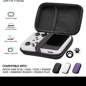 Black and White Gaming Console with Case